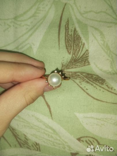 Позолоченные серьги и кольца