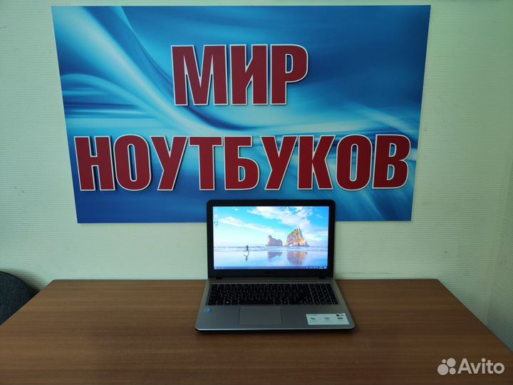 Ноутбук бу Asus / как новый / ssd / 4 ядра