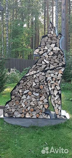 Дровница из пнд