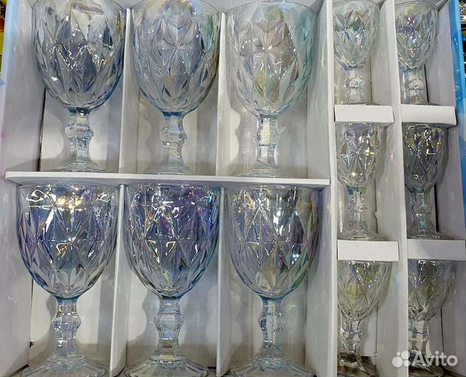 Бокалы из цветного стекла