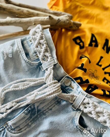 Пояс макраме