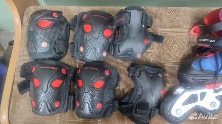 Роликовые коньки детские раздвижные 31-36