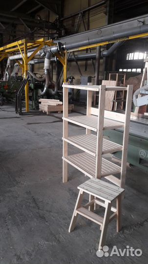 Стеллажи деревянные