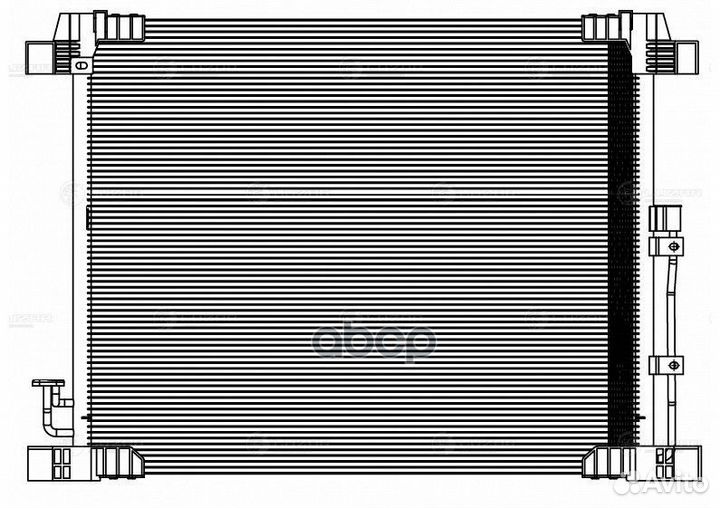 Радиатор кондиционера (конденсер) lrac14F0A luzar
