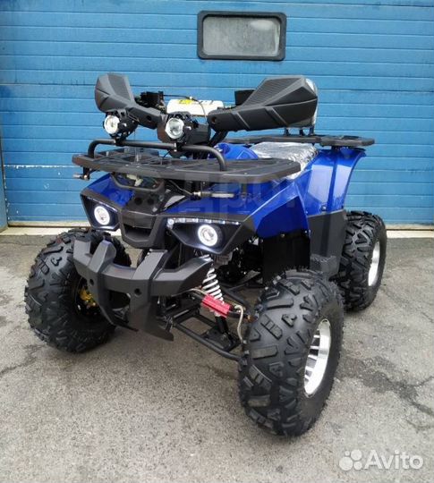 Детский квадроцикл Yamaha Aerox 125 синий