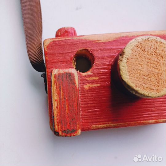 Фотоаппарат деревянный, стильный