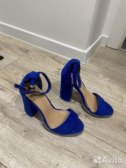 Туфли бархатные размер 38