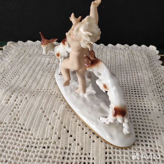 Статуэтка Путти с козлятами, Германия