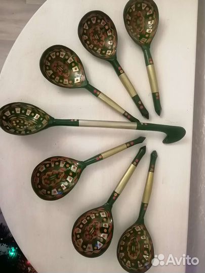 Ложки деревянные - 7 штук