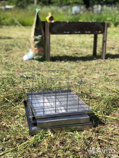 Коптильня горячего копчения разборная