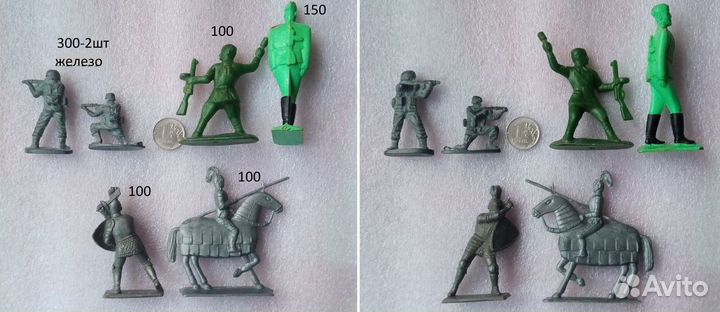 Солдатики, матросы, богатыри,дутыши. СССР