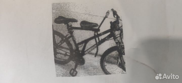 Детское велокресло переднее белое