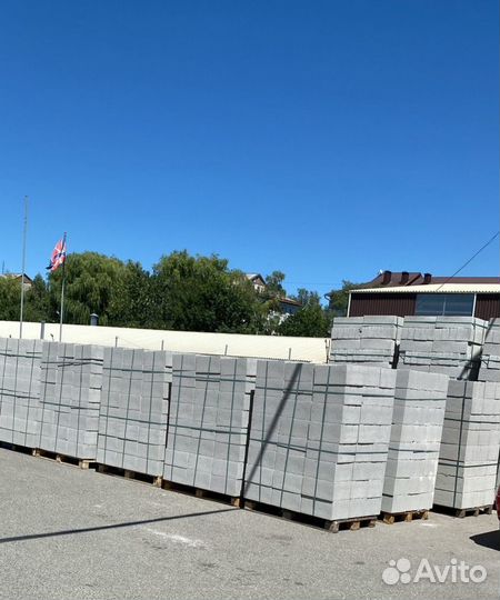 Пеплоблок М35 390х190х190