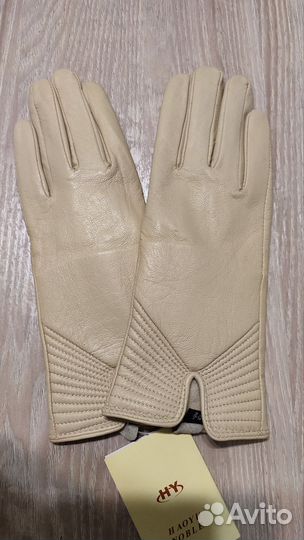 Перчатки новые кожаные