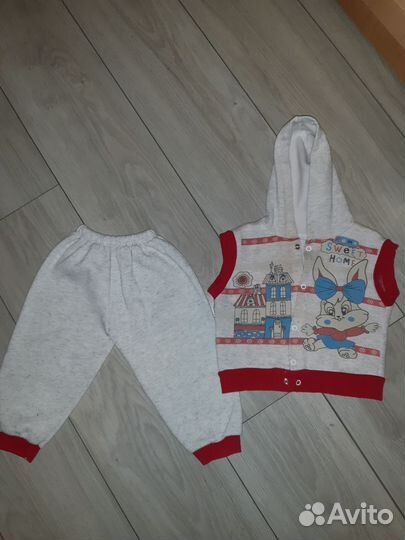 Штаны и безрукавка на девочку 6-9 мес