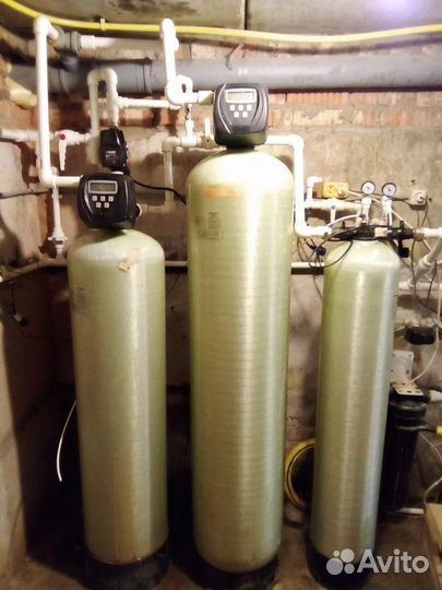 Система умягчения воды. Фильтр для очистки воды