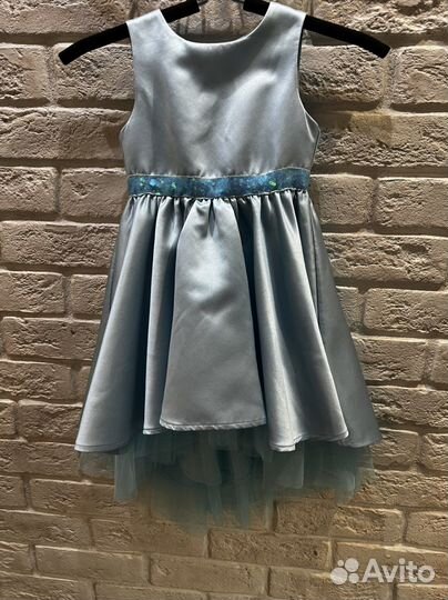 Пышное платье acoola для девочки со шлейфом 110