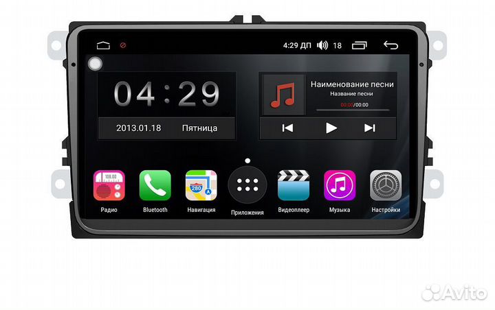 Автомагнитола FarCar RG818 для Volkswagen