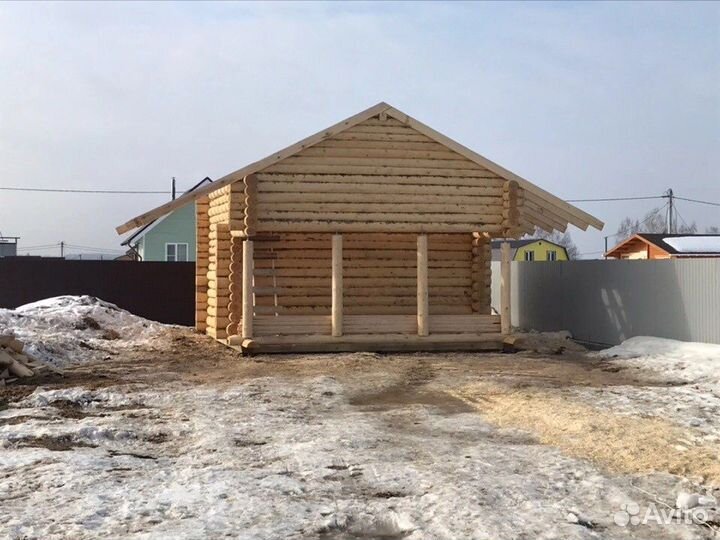 Сруб в чашу 6х5+2