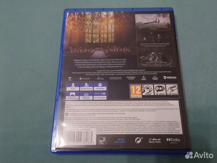 Hogwarts legacy ps4 диск