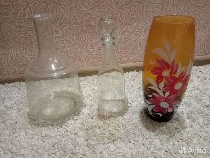 Декоративные бутылки ваза графины