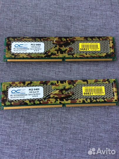 Память OCZ PC2 6400 1G
