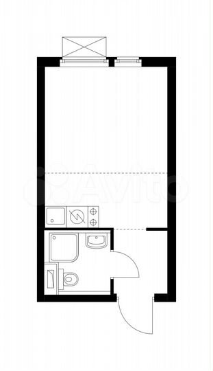Квартира-студия, 19,9 м², 13/15 эт.