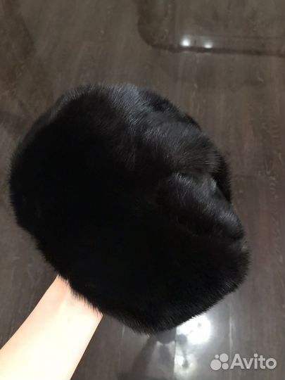 Норковая шапка мужская