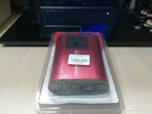 Автопреобразователь с 12v в 220V 150W