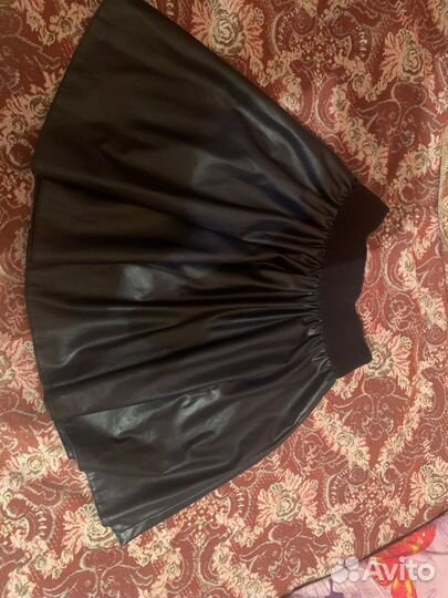 Кожаная юбка