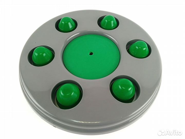 Колпаки на газель серые с зелеными заглушками