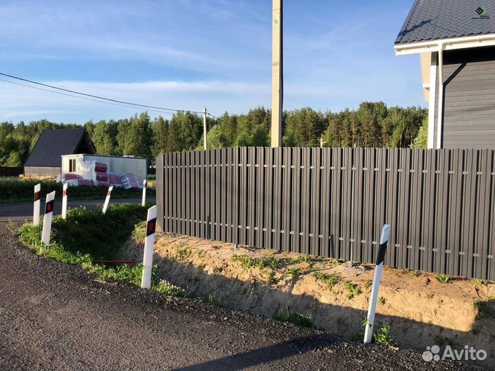 Заборы из профнастила