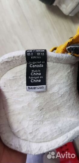 Коньки bauer 21см по стельке