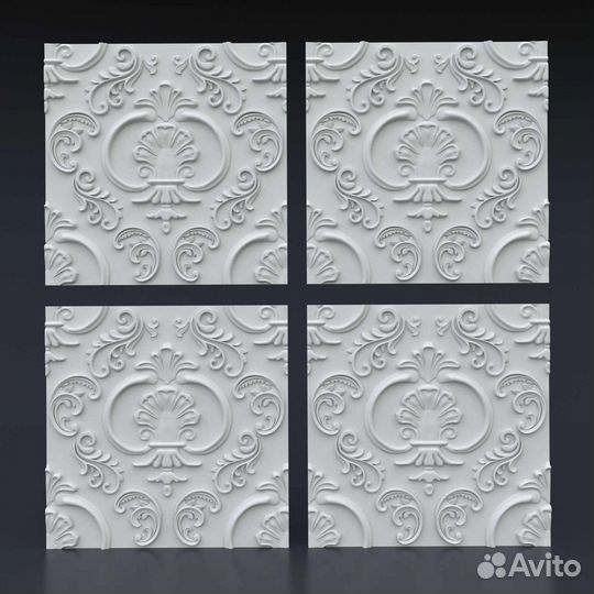 Гипсовая 3D панель 