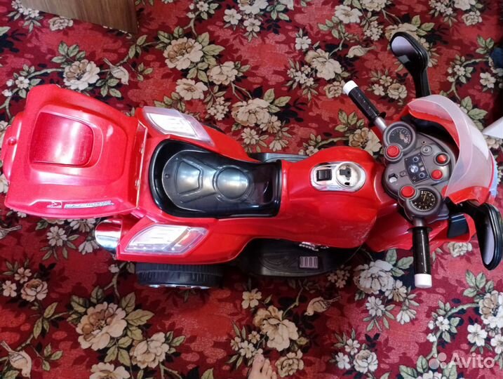 Электро мотоцикл детский бу в отличном состоянии