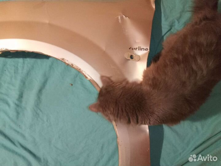 Рено Логан левая передняя дверь и крыло