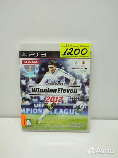Диск World soccer winning eleven 2012 для PS3