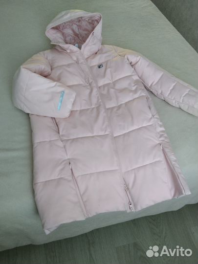 Зимнее пальто для девочки 152
