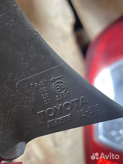 Задние фонари toyota corolla e150