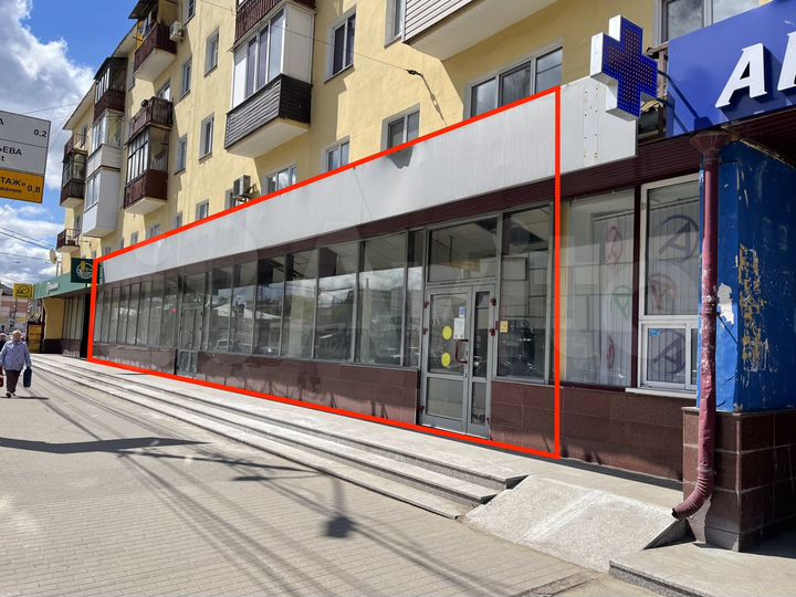 Аренда торгового помещения, 176.6 м², Чкалова 1