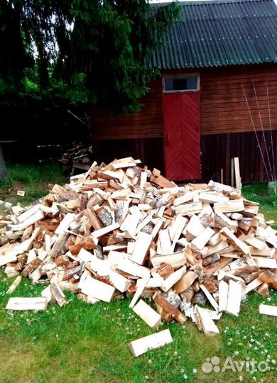 Дрова колотые сухие