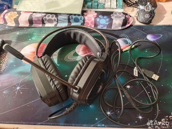Игровые наушники с микрофоном