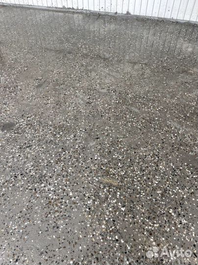 Шлифовка бетона камня мазайки