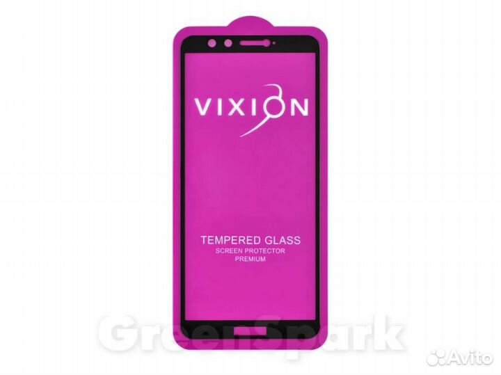 Защитное стекло 6D для Huawei Honor 9 Lite черный