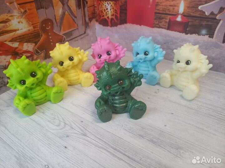 Декоративное мыло дракончик