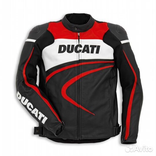 Мотокуртка мужская кожа Dainese Ducati 52р
