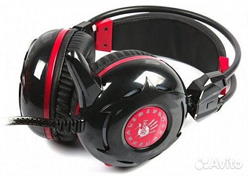 Наушники с микрофоном A4Tech Bloody G300 Black