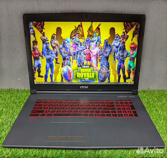 Игровой MSI 17,3'' GTX1050Ti i7 16Gb гарантия 1год
