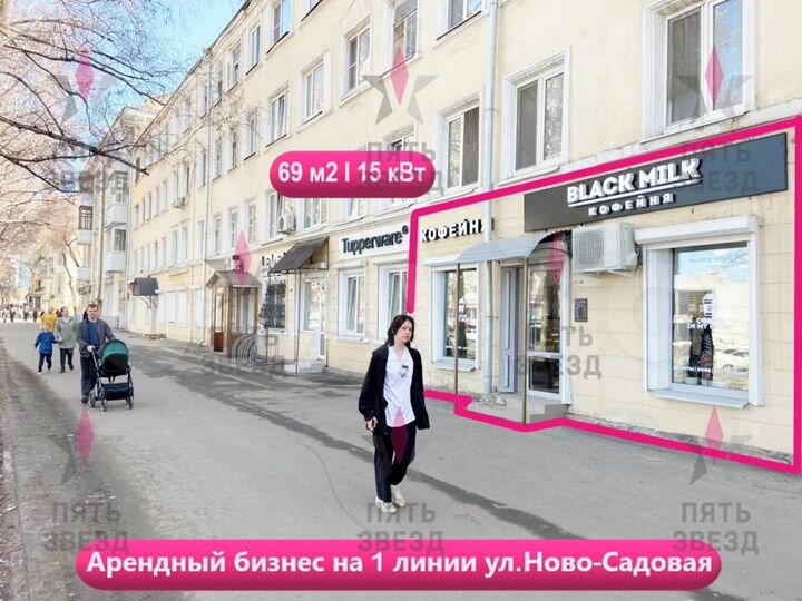 Продажа с арендатором 1 линия ул.Ново-Садовая