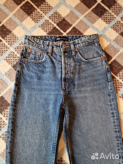 Синие джинсы Zara 34